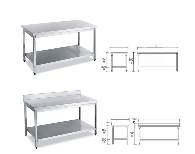 Mesa de procesamiento de ensamblaje de acero inoxidable